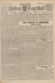 Posener Tageblatt (Posener Warte). Jg.64, Nr. 195 (26 August 1925) + dod.