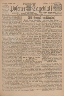 Posener Tageblatt (Posener Warte). Jg.64, Nr. 196 (27 August 1925) + dod.