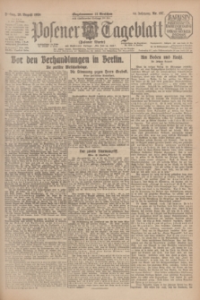 Posener Tageblatt (Posener Warte). Jg.64, Nr. 197 (28 August 1925) + dod.