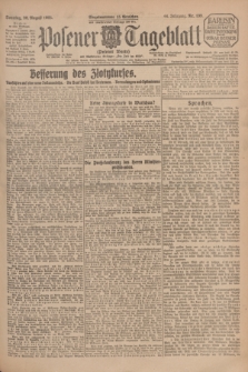 Posener Tageblatt (Posener Warte). Jg.64, Nr. 199 (30 August 1925) + dod.