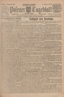 Posener Tageblatt (Posener Warte). Jg.64, Nr. 200 (1 September 1925) + dod.