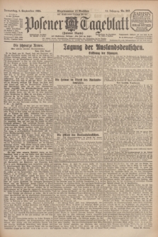 Posener Tageblatt (Posener Warte). Jg.64, Nr. 202 (3 September 1925) + dod.