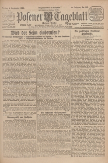 Posener Tageblatt (Posener Warte). Jg.64, Nr. 203 (4 September 1925) + dod.