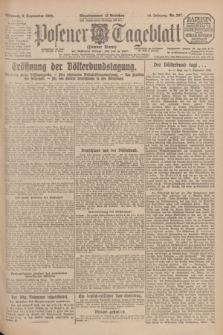 Posener Tageblatt (Posener Warte). Jg.64, Nr. 207 (9 September 1925) + dod.