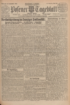 Posener Tageblatt (Posener Warte). Jg.64, Nr. 219 (23 September 1925) + dod.