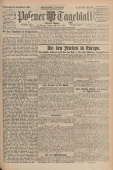 Posener Tageblatt (Posener Warte). Jg.64, Nr. 220 (24 September 1925) + dod.
