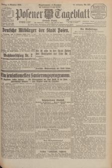 Posener Tageblatt (Posener Warte). Jg.64, Nr. 227 (2 Oktober 1925) + dod.