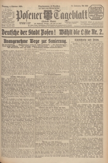 Posener Tageblatt (Posener Warte). Jg.64, Nr. 229 (4 Oktober 1925) + dod.