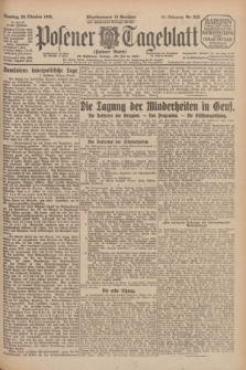 Posener Tageblatt (Posener Warte). Jg.64, Nr. 242 (20 Oktober 1925) + dod.