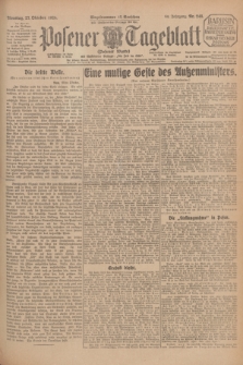 Posener Tageblatt (Posener Warte). Jg.64, Nr. 248 (27 Oktober 1925) + dod.