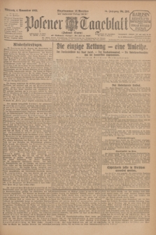 Posener Tageblatt (Posener Warte). Jg.64, Nr. 255 (4 November 1925) + dod.