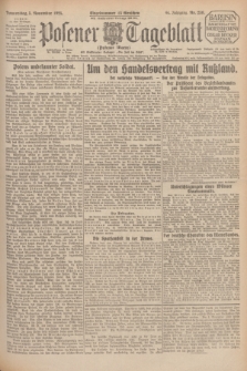 Posener Tageblatt (Posener Warte). Jg.64, Nr. 256 (5 November 1925) + dod.