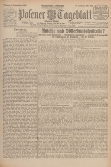 Posener Tageblatt (Posener Warte). Jg.64, Nr. 259 (8 November 1925) + dod.