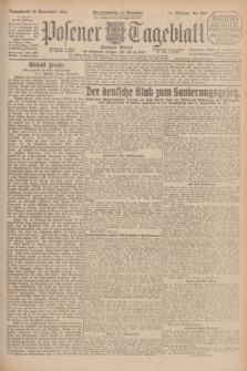 Posener Tageblatt (Posener Warte). Jg.64, Nr. 264 (14 November 1925) + dod.