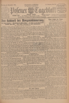 Posener Tageblatt (Posener Warte). Jg.64, Nr. 272 (24 November 1925) + dod.