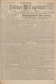 Posener Tageblatt (Posener Warte). Jg.64, Nr. 274 (26 November 1925) + dod.