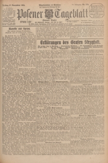 Posener Tageblatt (Posener Warte). Jg.64, Nr. 275 (27 November 1925) + dod.