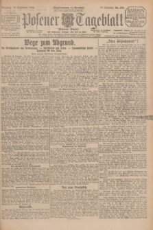 Posener Tageblatt (Posener Warte). Jg.64, Nr. 294 (20 Dezember 1925) + dod.