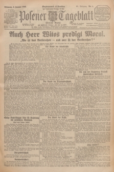 Posener Tageblatt (Posener Warte). Jg.65, Nr. 4 (6 Januar 1926) + dod.