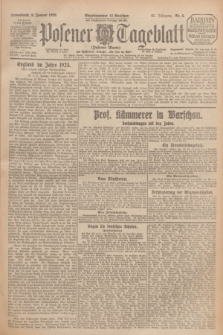 Posener Tageblatt (Posener Warte). Jg.65, Nr. 6 (9 Januar 1926) + dod.