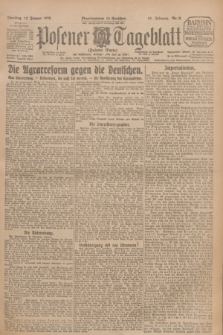 Posener Tageblatt (Posener Warte). Jg.65, Nr. 8 (12 Januar 1926) + dod.