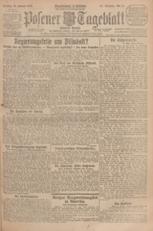 Posener Tageblatt (Posener Warte). Jg.65, Nr. 11 (15 Januar 1926) + dod.