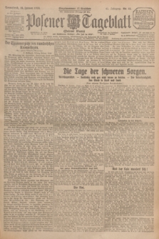 Posener Tageblatt (Posener Warte). Jg.65, Nr. 12 (16 Januar 1926) + dod.