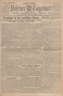 Posener Tageblatt (Posener Warte). Jg.65, Nr. 19 (24 Januar 1926) + dod.