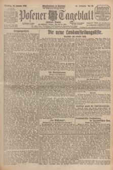 Posener Tageblatt (Posener Warte). Jg.65, Nr. 20 (25 Januar 1926) + dod.