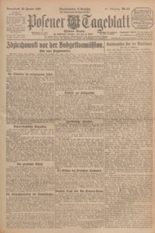 Posener Tageblatt (Posener Warte). Jg.65, Nr. 24 (30 Januar 1926) + dod.