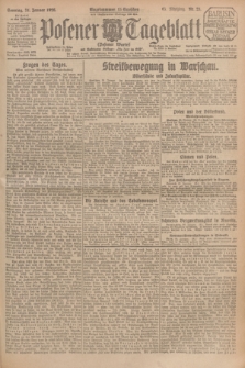 Posener Tageblatt (Posener Warte). Jg.65, Nr. 25 (31 Januar 1926) + dod.