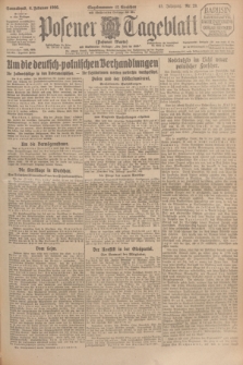 Posener Tageblatt (Posener Warte). Jg.65, Nr. 29 (6 Februar 1926) + dod.