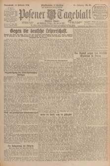 Posener Tageblatt (Posener Warte). Jg.65, Nr. 35 (13 Februar 1926) + dod.