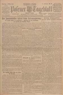 Posener Tageblatt (Posener Warte). Jg.65, Nr. 49 (2 März 1926) + dod.