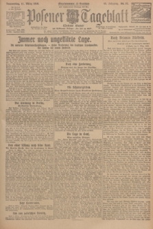 Posener Tageblatt (Posener Warte). Jg.65, Nr. 57 (11 März 1926) + dod.