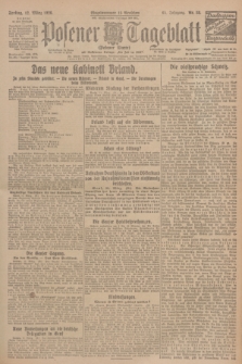 Posener Tageblatt (Posener Warte). Jg.65, Nr. 58 (12 März 1926) + dod.