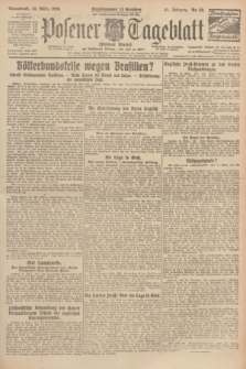 Posener Tageblatt (Posener Warte). Jg.65, Nr. 59 (13 März 1926) + dod.