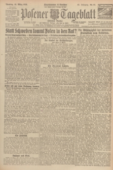 Posener Tageblatt (Posener Warte). Jg.65, Nr. 61 (16 März 1926) + dod.
