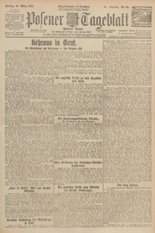 Posener Tageblatt (Posener Warte). Jg.65, Nr. 64 (19 März 1926) + dod.