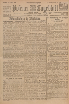 Posener Tageblatt (Posener Warte). Jg.65, Nr. 66 (21 März 1926) + dod.