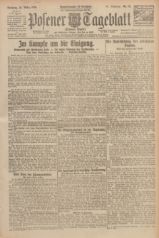 Posener Tageblatt (Posener Warte). Jg.65, Nr. 72 (28 März 1926) + dod.