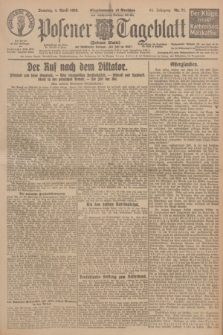 Posener Tageblatt (Posener Warte). Jg.65, Nr. 77 (4 April 1926) + dod.