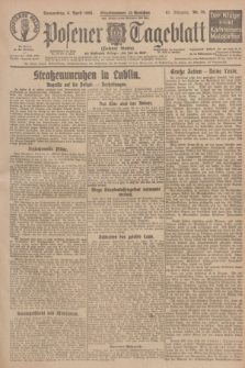 Posener Tageblatt (Posener Warte). Jg.65, Nr. 79 (8 April 1926) + dod.