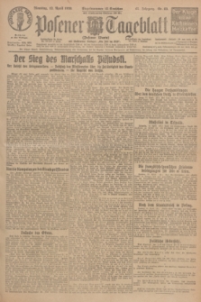 Posener Tageblatt (Posener Warte). Jg.65, Nr. 83 (13 April 1926) + dod.