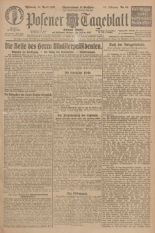 Posener Tageblatt (Posener Warte). Jg.65, Nr. 84 (14 April 1926) + dod.