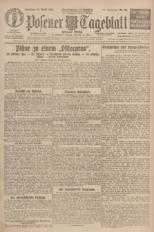 Posener Tageblatt (Posener Warte). Jg.65, Nr. 88 (18 April 1926) + dod.