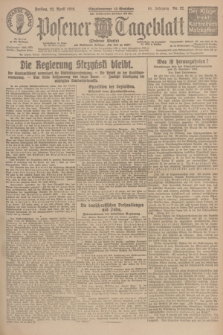 Posener Tageblatt (Posener Warte). Jg.65, Nr. 92 (23 April 1926) + dod.