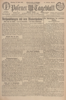 Posener Tageblatt (Posener Warte). Jg.65, Nr. 94 (25 April 1926) + dod.