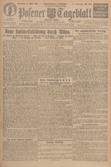 Posener Tageblatt (Posener Warte). Jg.65, Nr. 106 (11 Mai 1926) + dod.