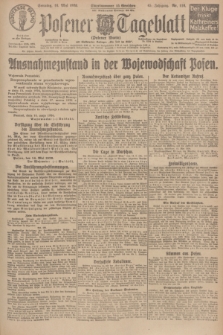 Posener Tageblatt (Posener Warte). Jg.65, Nr. 110 (16 Mai 1926) + dod.